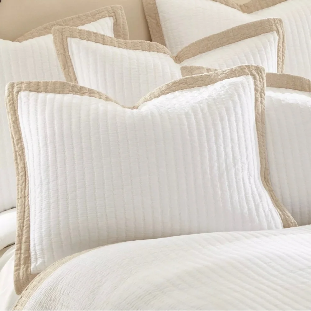 Adobe Border Quilt Set - Tan & Cream - Levtex Home